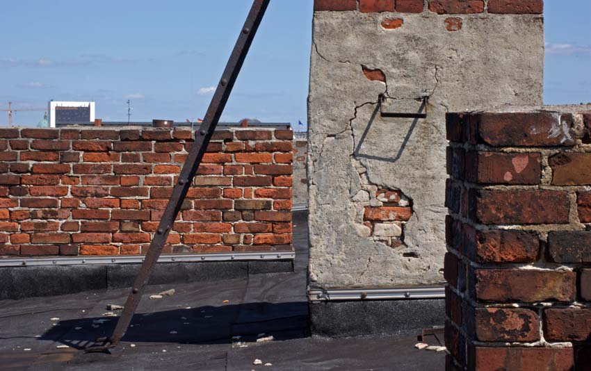 Leute mit Dachterrasse