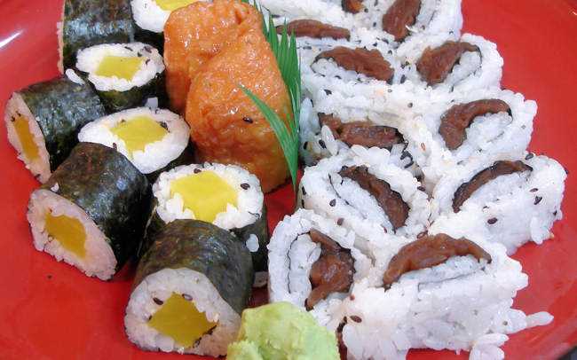 first sushi