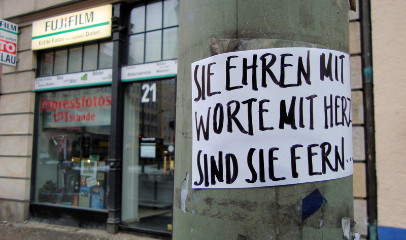 Der Eiferer ist unterwegs.