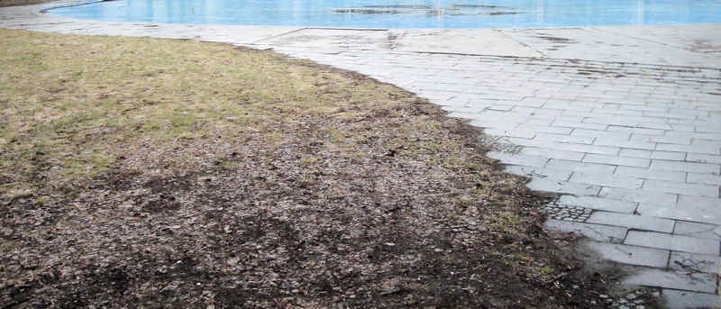 später mit Schnee