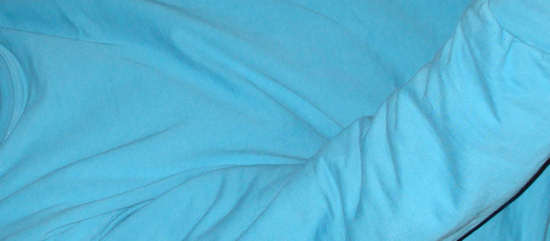Farbe am Mann.